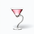 Virgule / 1 PC Verre Martini Original