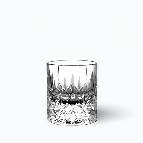 #$Verre Whisky Cristal Gravé Ancien E / 201-300ml