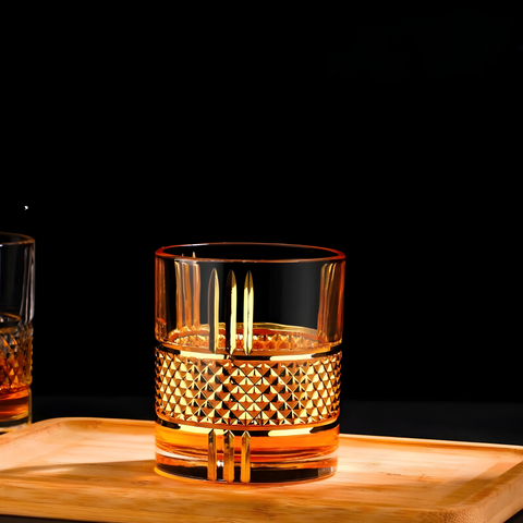 Verre Whisky Or